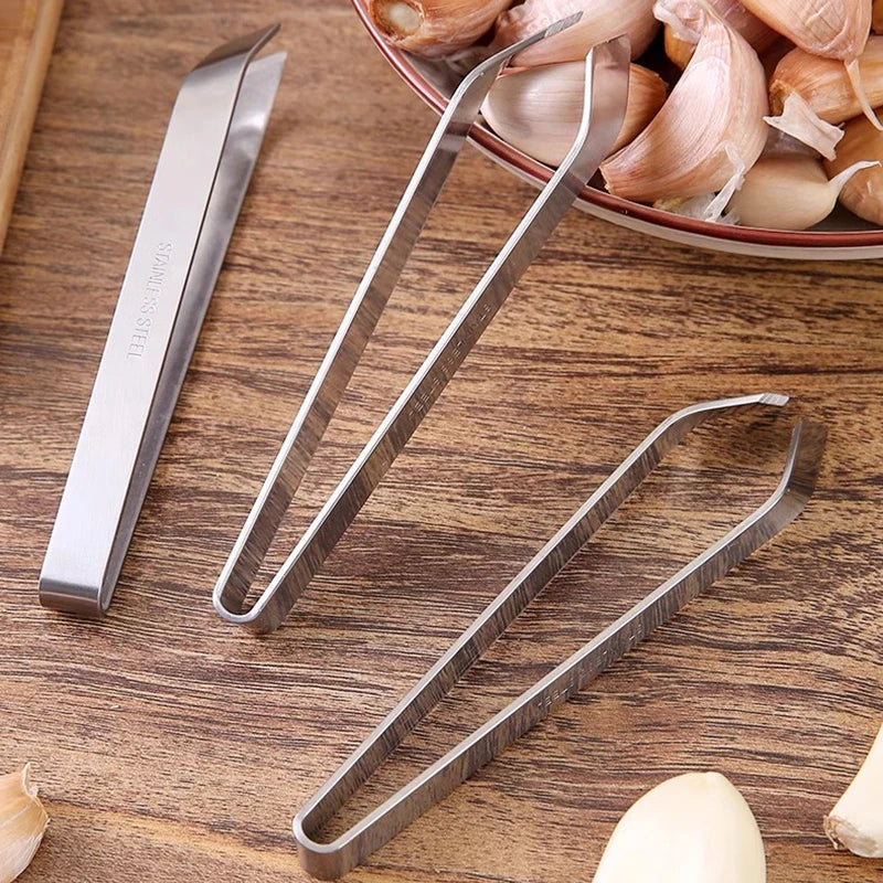 Edelstahl Knoblauch Schäler / Fischgräten Pinzette