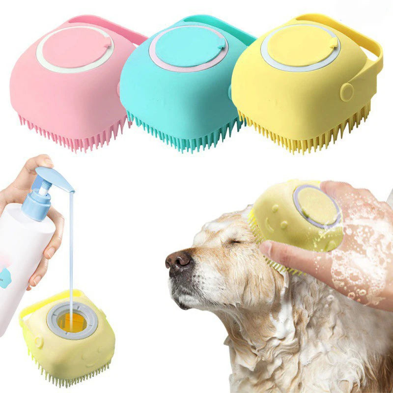 2-in-1 Hunde Waschbürste