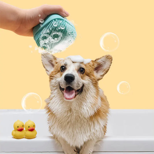 2-in-1 Hunde Waschbürste