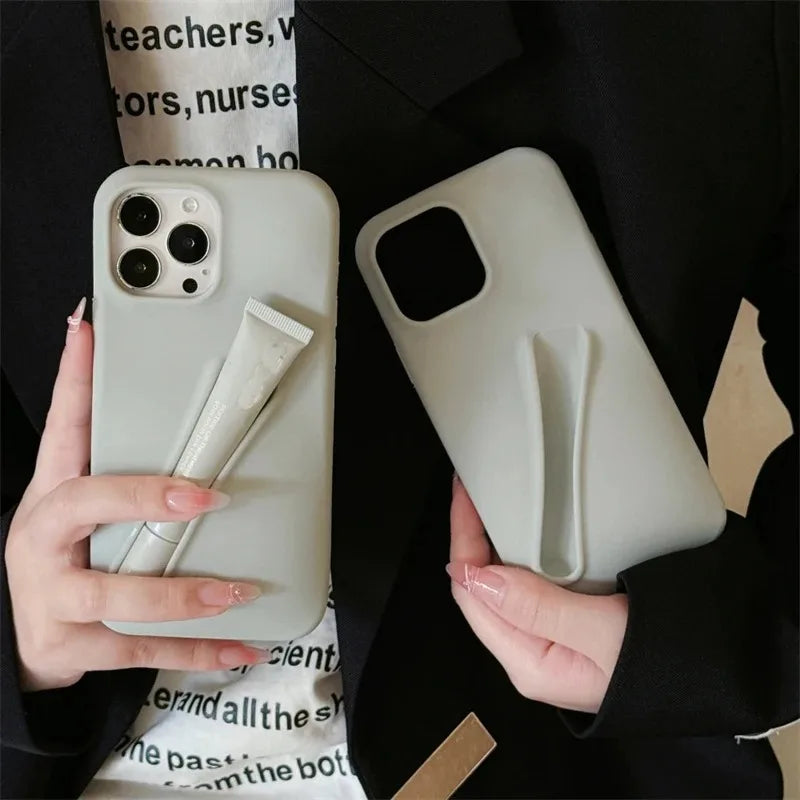 Smart Lips - Handyhülle mit Lipgloss-Halter